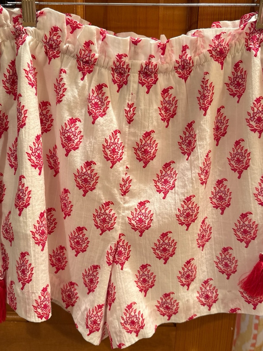 Roller Rabbit for Target White Shorts with Pink Floral Print